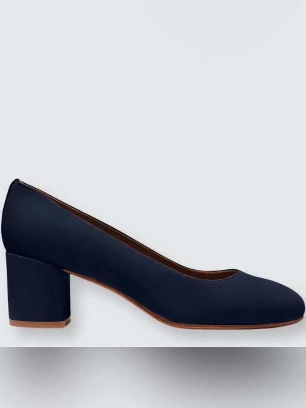 Margaux The Heel in Midnight Navy - Like New, 38